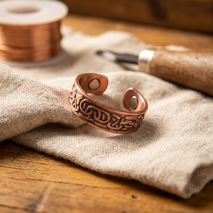 Mae & Luna Copper Ring - Burr