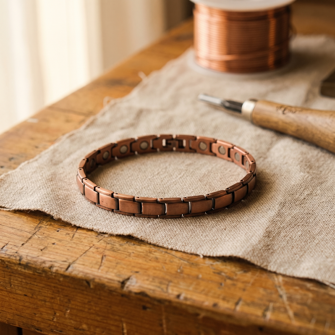 Mae & Luna Copper Bracelet - Cotton