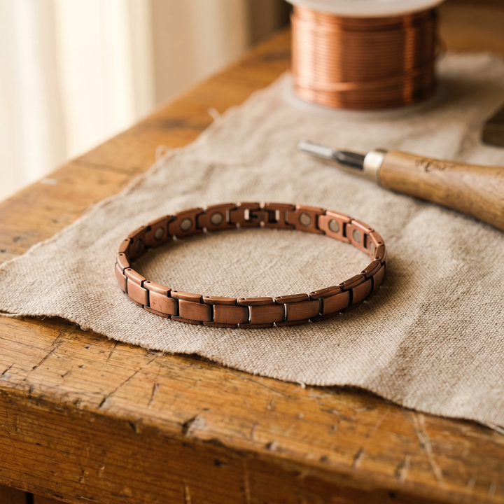 Mae & Luna Copper Bracelet - Cotton