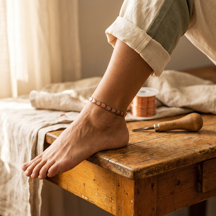 Mae & Luna Copper Bracelet - Cotton