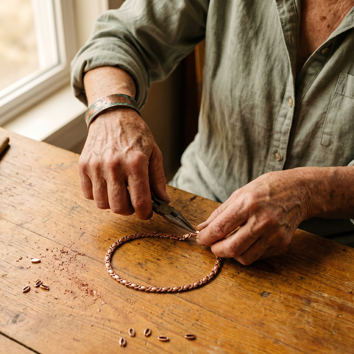 Mae & Luna Copper Necklace - Cedar