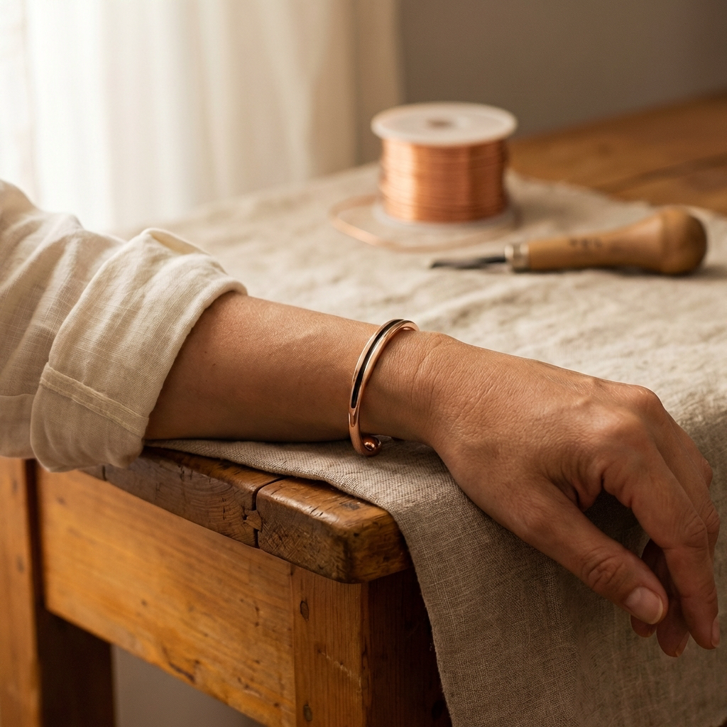 Mae & Luna Copper Bracelet - Vein