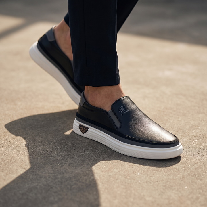TORINO – Men's Slip-On Leather Sneakers