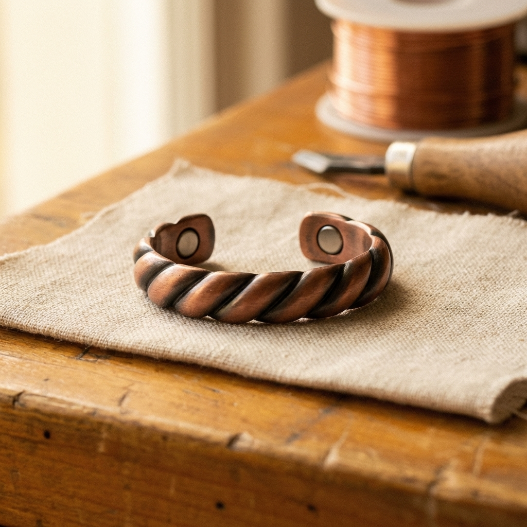 Mae & Luna Copper Ring - Quartz