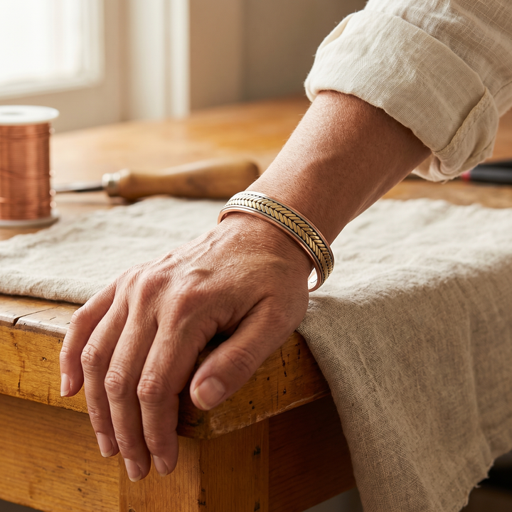 Mae & Luna Copper Bracelet - Wind