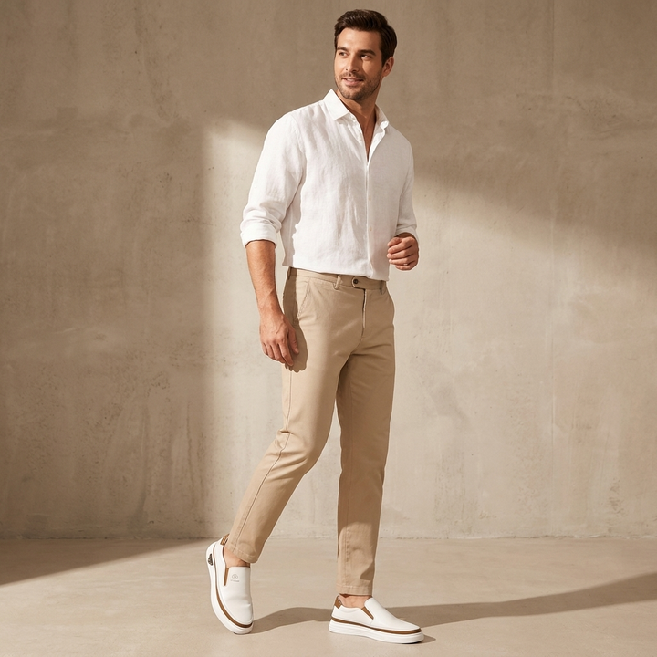 TORINO – Men's Slip-On Leather Sneakers