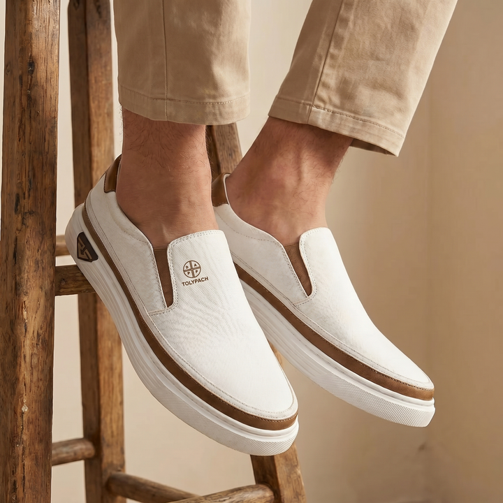 TORINO – Men's Slip-On Leather Sneakers