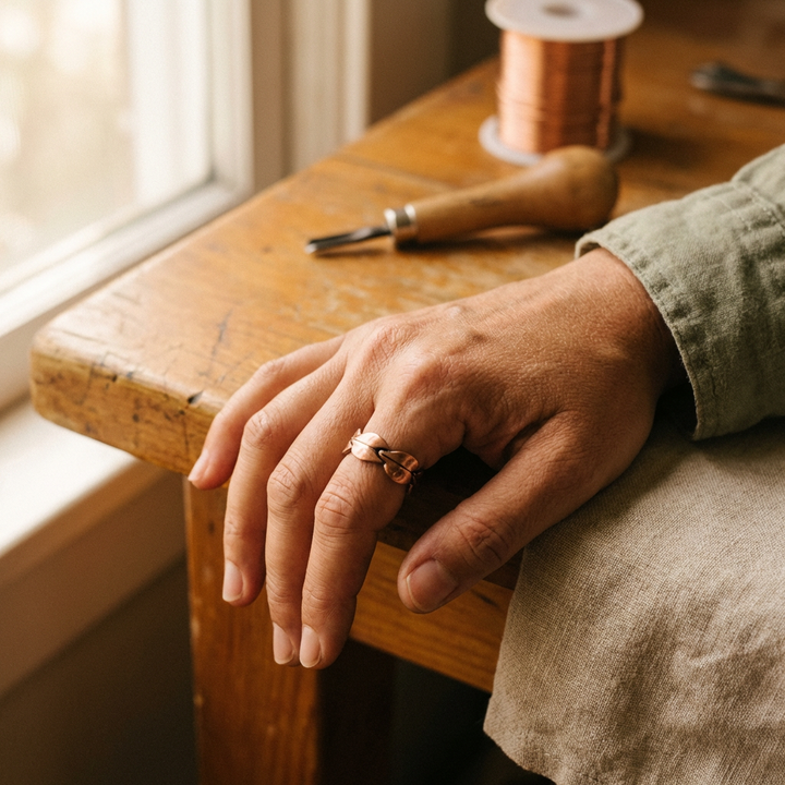 Copper Ring by Mae & Luna - Falesia