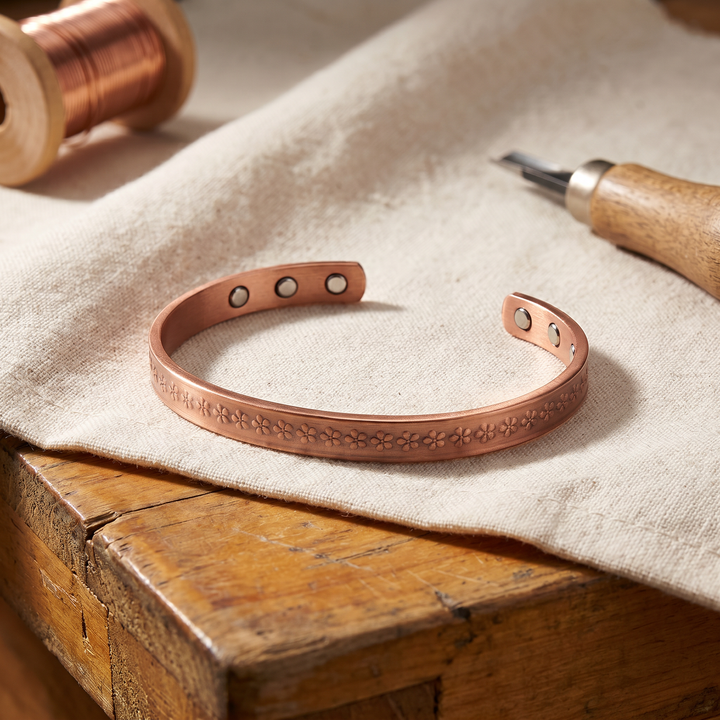 Mae & Luna Copper Bracelet - Rust
