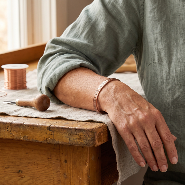Mae & Luna Copper Bracelet - Rust