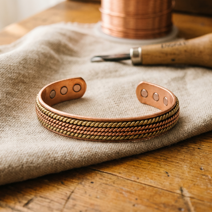 Mae & Luna Copper Bracelet - Amber