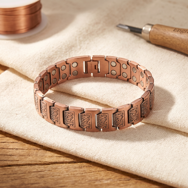 Copper Bracelet for Men by Mae & Luna - Glen