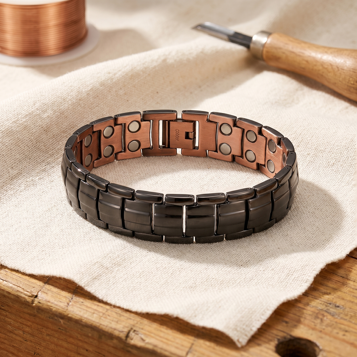 Copper Bracelet for Men by Mae & Luna - Ochre