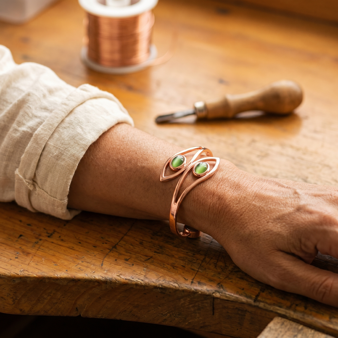 Mae & Luna Copper Bracelet - Opal