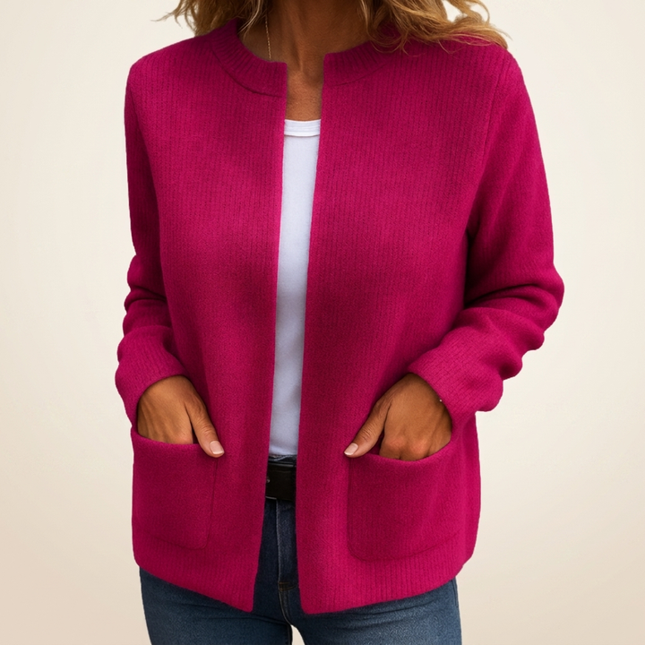 Claire - Women's Zip-Up Knit Vest