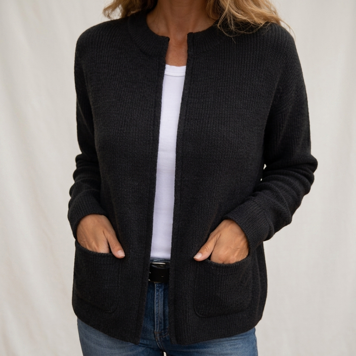 Claire - Women's Zip-Up Knit Vest