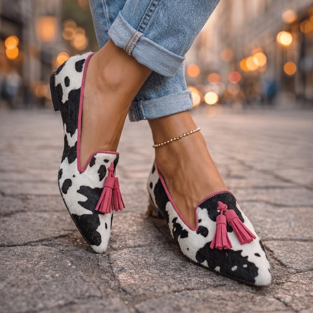 Ondina - Pointed Flats with Tassels