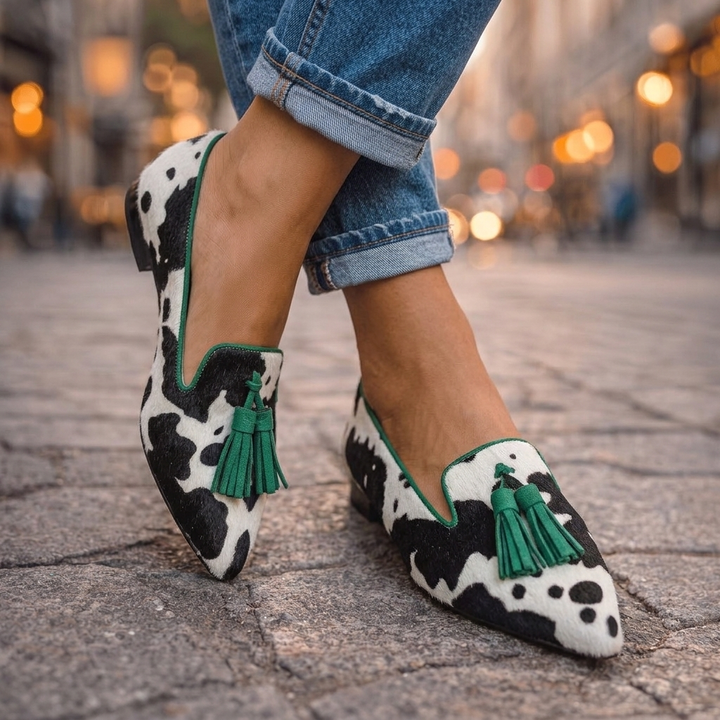 Ondina - Pointed Flats with Tassels