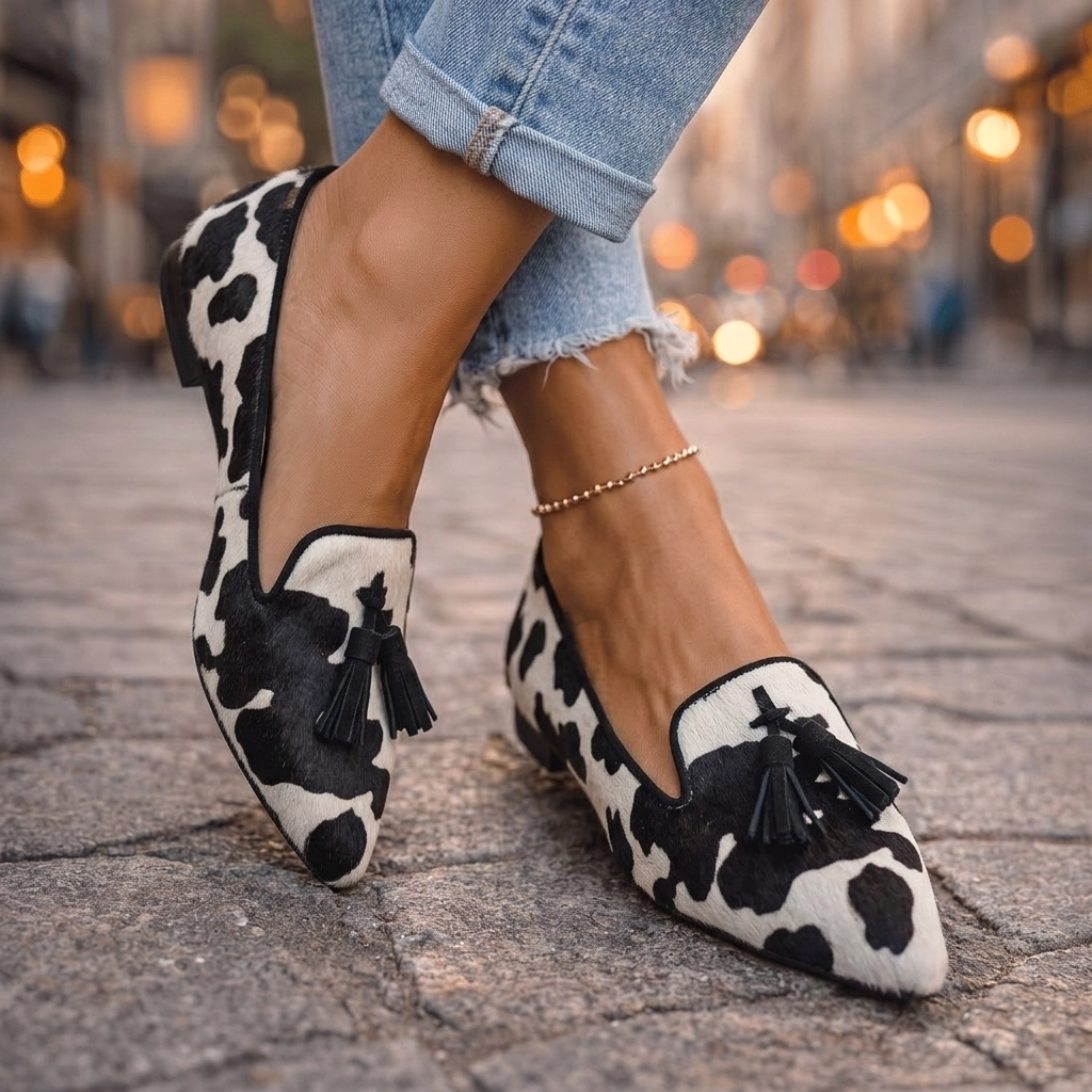 Ondina - Pointed Flats with Tassels