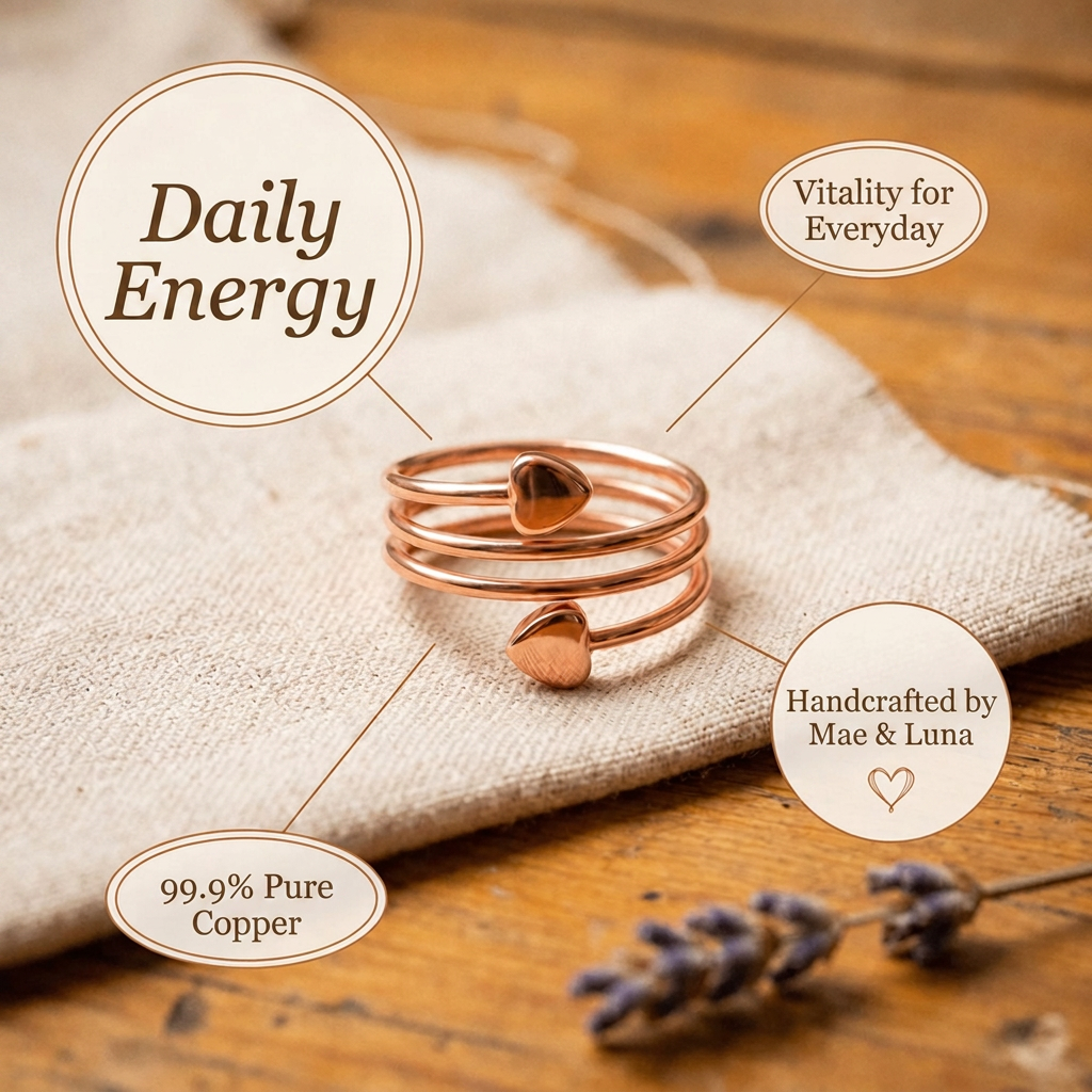 Mae & Luna Copper Ring - Everyday