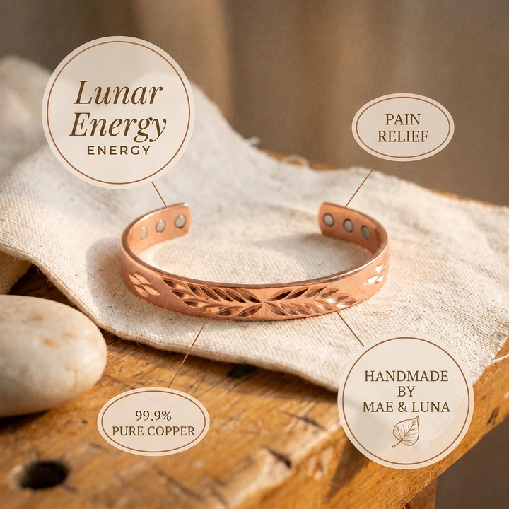 Mae & Luna Copper Bracelet - Lunar