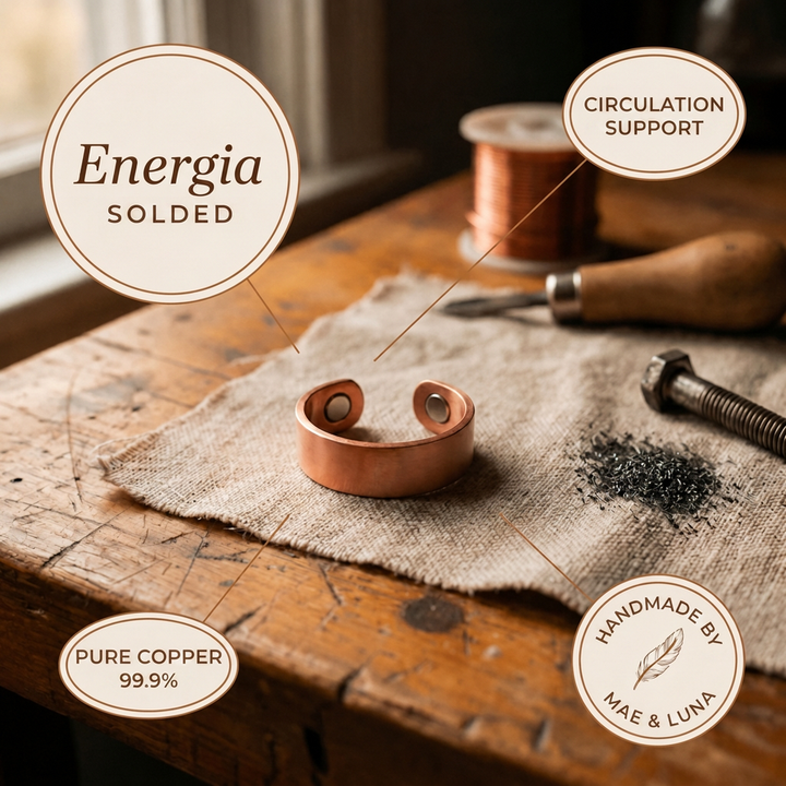 Mae & Luna Copper Ring - Soldered