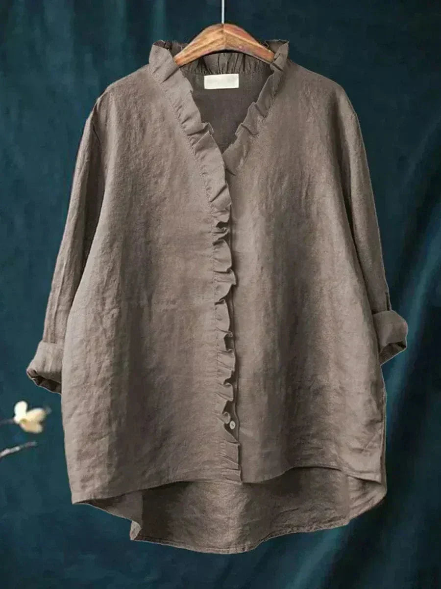 Célestine - Delicate Ruffled Blouse