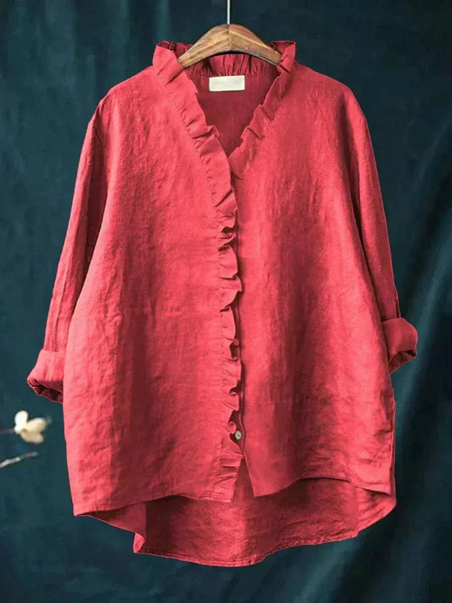 Célestine - Delicate Ruffled Blouse