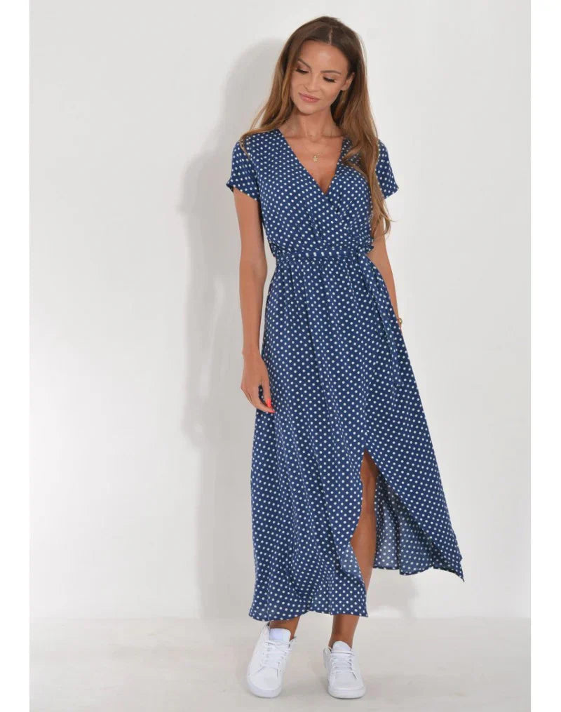 YARA - Elegant Wrap Dress with Flattering Fit