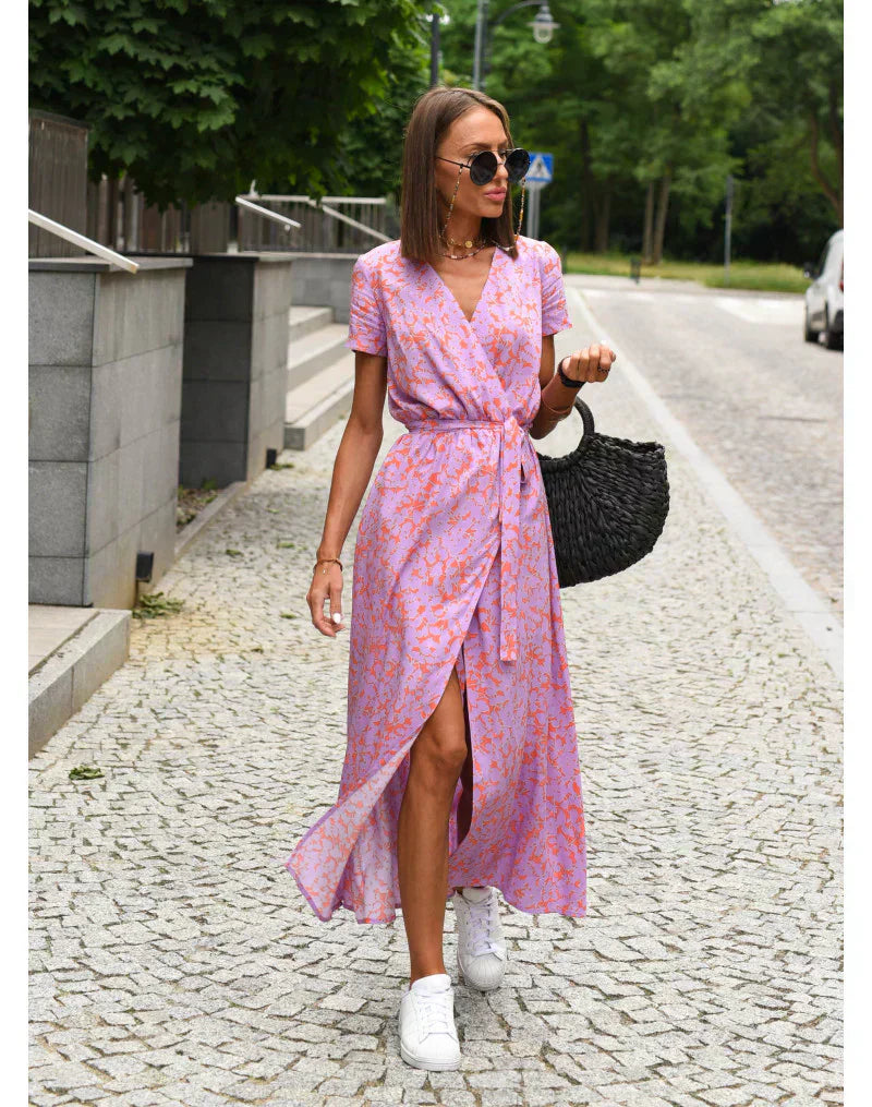 YARA - Elegant Wrap Dress with Flattering Fit