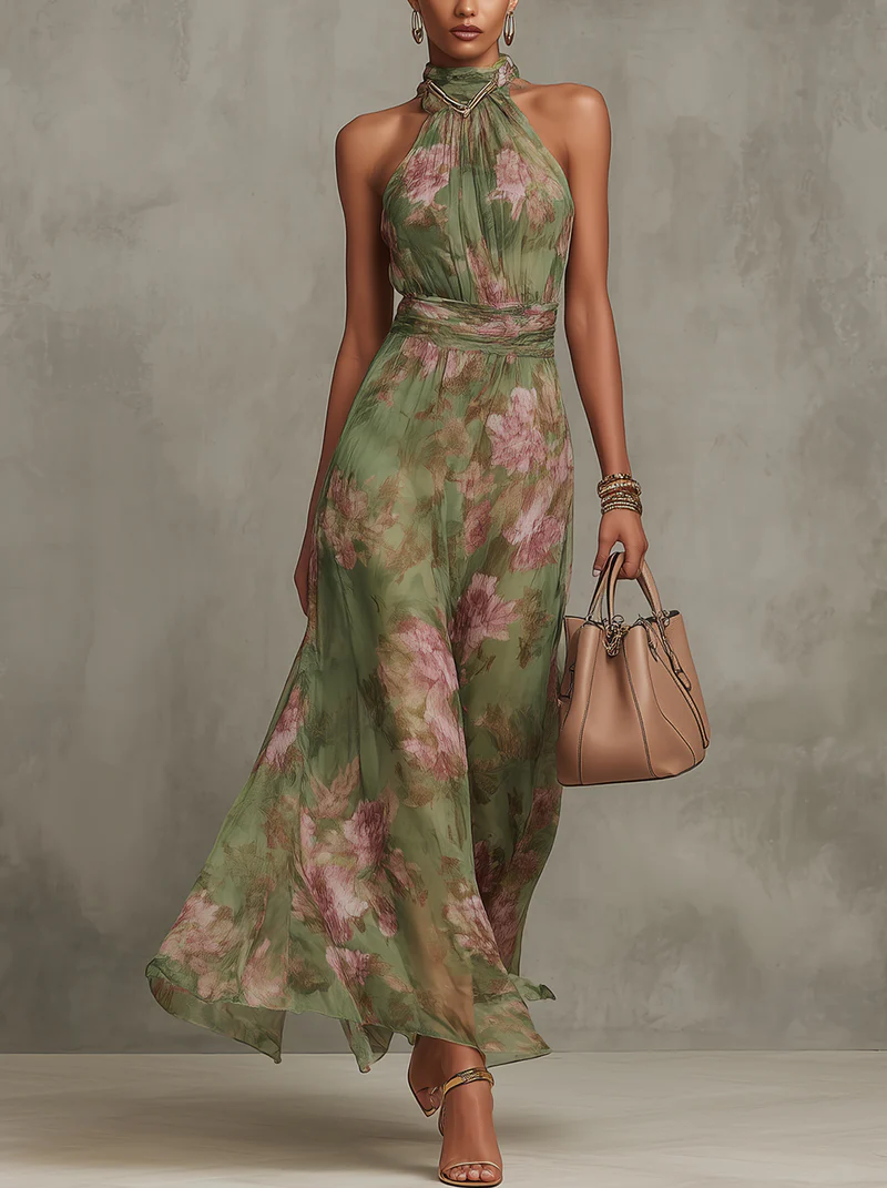 Ruth - Maxi Chiffon Dress