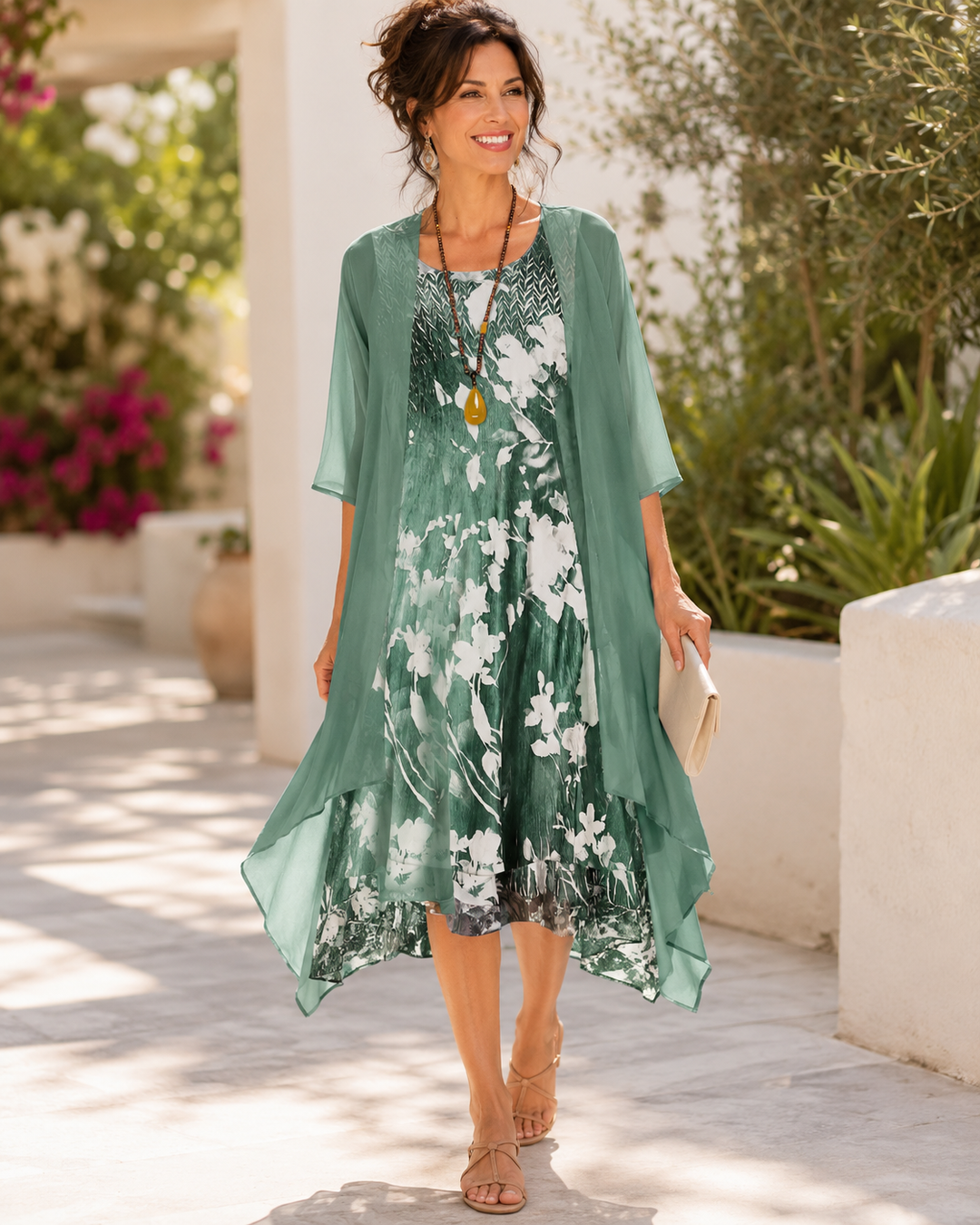 Olivia - Women Breezy Two Layer Dress