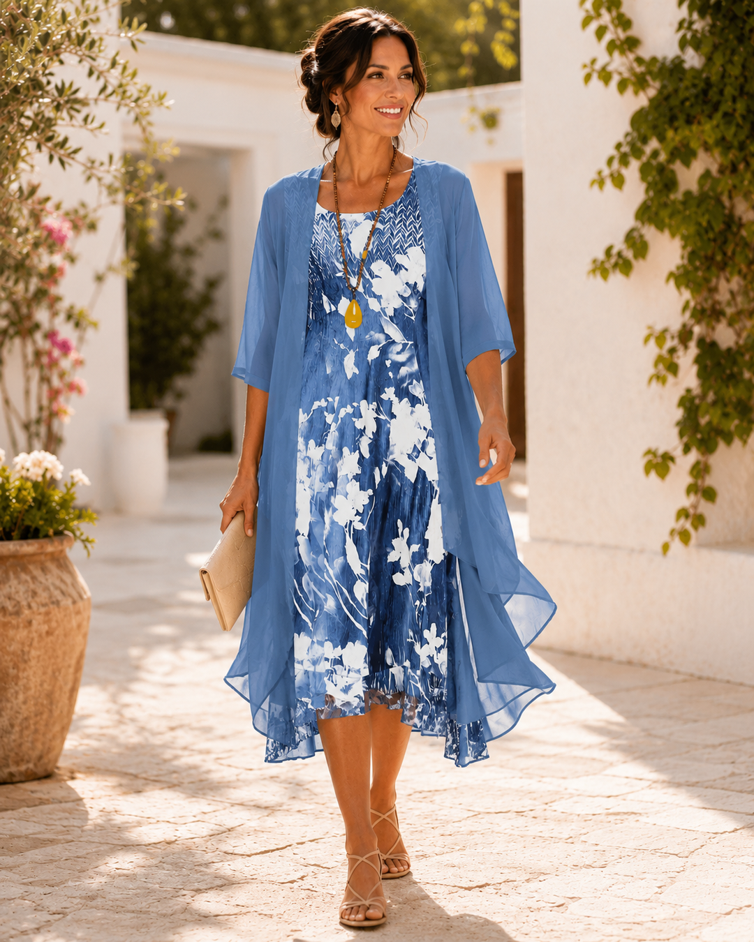 Olivia - Women Breezy Two Layer Dress