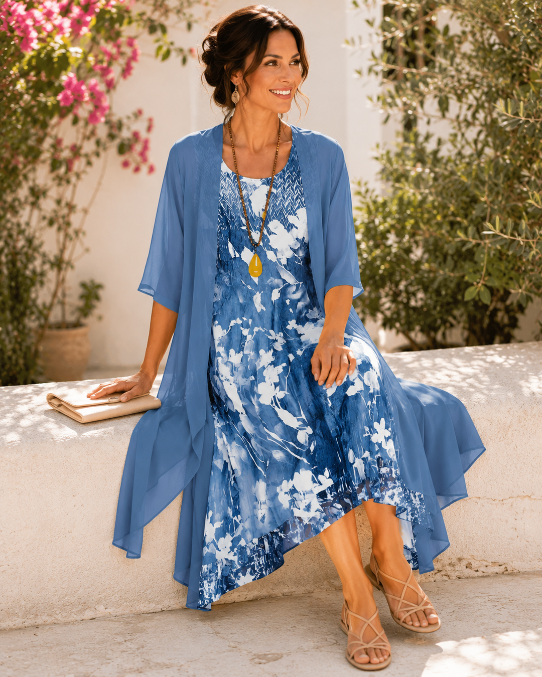 Olivia - Women Breezy Two Layer Dress