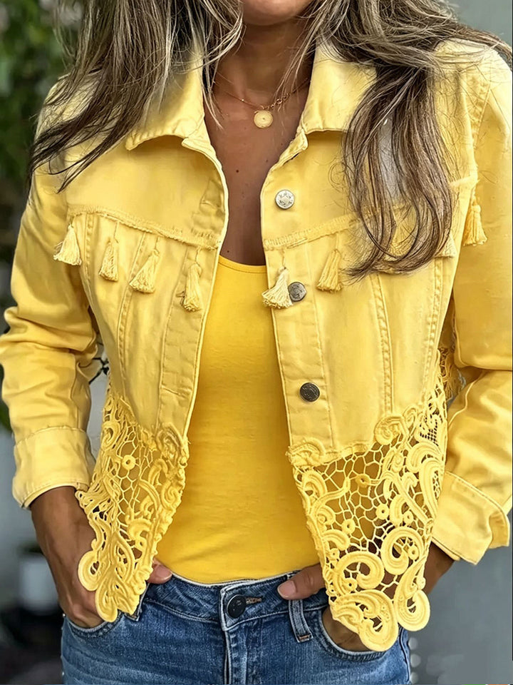 Kambria - Fringe & Lace Jacket