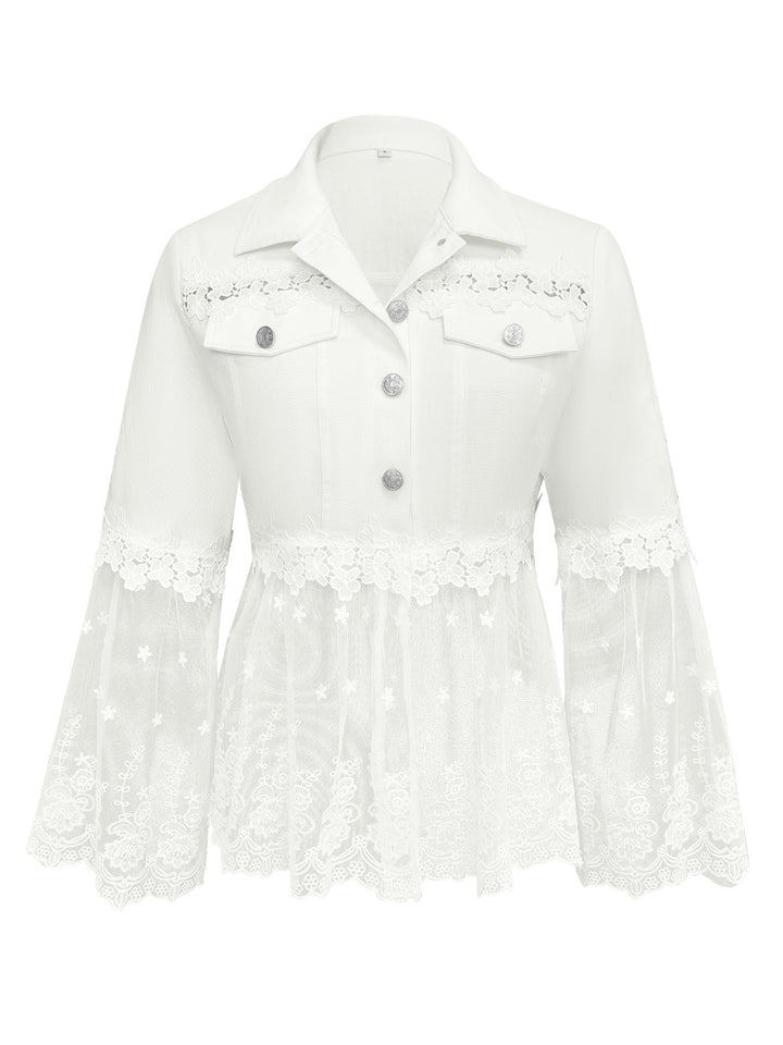 Sunnelace - Lace-Panel Jacket