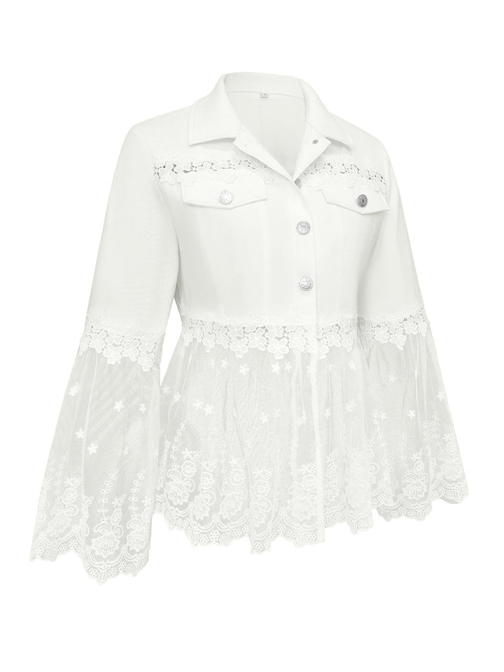Sunnelace - Lace-Panel Jacket