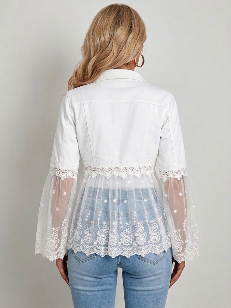 Sunnelace - Lace-Panel Jacket