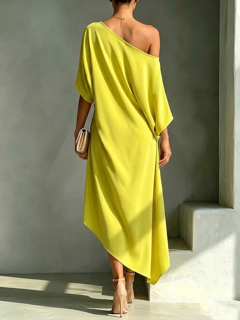 Clara - Elegant Asymmetrical Dress